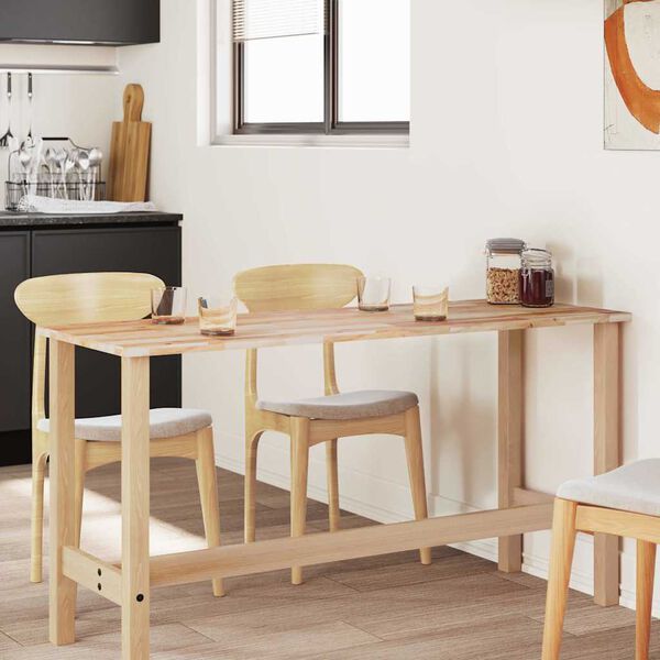 vidaXL Tablero de mesa rectangular madera maciza acacia 120x60x2 cm