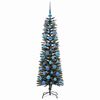 vidaXL &Aacute;rbol de Navidad artificial Verde 150 cm PVC, Pl&aacute;stico y Acero