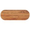 vidaXL Tablero de mesa ovalado madera maciza de acacia 110x40x3,8 cm