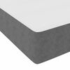 vidaXL Cama tipo Box Spring Gris claro y . 90 x 200 cm Tela de Pana