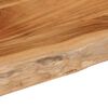vidaXL Tablero rectangular madera de acacia borde vivo 110x40x3,8 cm