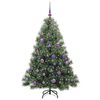 vidaXL &Aacute;rbol de Navidad artificial con 150 LED Verde 150 cm PE y PVC