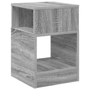 vidaXL Mesa Auxiliar Gris Sonoma 30,5 x 30 x 45 cm
