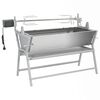 vidaXL Asador barbacoa de hierro y acero inoxidable