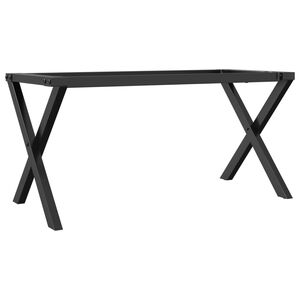 vidaXL Patas de mesa de centro estructura X acero 70x30x43 cm