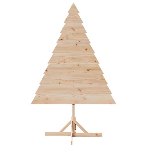 vidaXL &Aacute;rbol de Navidad de adorno madera maciza 180 cm