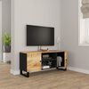 vidaXL Mueble de TV madera maciza de mango 105x33x46 cm