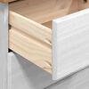 vidaXL Cajón de Gaveta con cajón ASKIM Blanco 91 x 40 x 95.5 cm