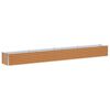 vidaXL Arriate elevado Marr&oacute;n Claro 390 x 50 x 36 cm Acero Galvanizado