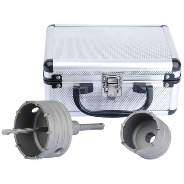 Br&uuml;der Mannesmann Set para sierra de corona 4 piezas 44230