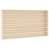 vidaXL Vitrina de madera para coleccionistas con 6 estantes 100x9x55 cm