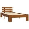 vidaXL Estructura cama sin colch&oacute;n madera pino marr&oacute;n miel 90x200 cm