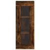 vidaXL Aparador de madera contrachapada roble ahumado 34,5x34x180 cm