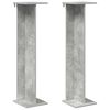 vidaXL Soporte de plantas Gris Concreto 25 x 25,5 x 100,5 cm