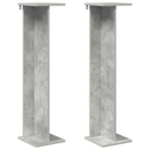 vidaXL Soporte de plantas Gris Concreto 25 x 25,5 x 100,5 cm