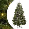 vidaXL &Aacute;rbol de Navidad artificial 240 cm 300 LED Blanco C&aacute;lido Verde