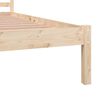 vidaXL Estructura de cama doble peque&ntilde;a sin colch&oacute;n 120x190 cm