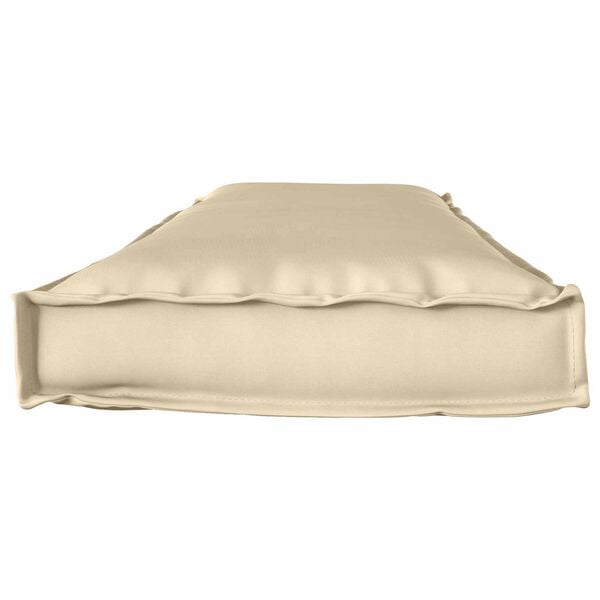 vidaXL Coj&iacute;n Beige 140 x 40 x 8 cm Tela Oxford