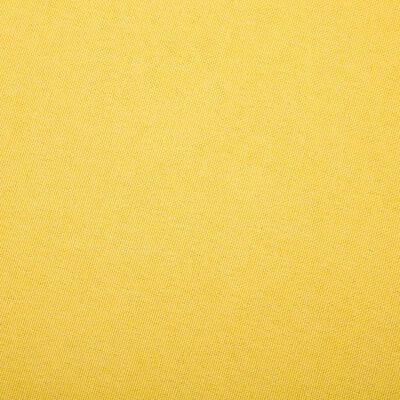 vidaXL Sofá de 3 plazas de tela color amarillo