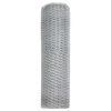 vidaXL Cerca Hexagonal Plateado 0,5 x 50 m Acero galvanizado