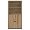 vidaXL Alacena Roble artesanal 62 x 36 x 121,5 cm Madera contrachapada