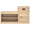 vidaXL Mueble zapatero madera contrachapada roble Sonoma 100x42x60 cm