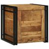 vidaXL Caja de Almacenamiento 50 x 50 x 50 cm Madera de Acacia S&oacute;lida