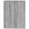 vidaXL Mueble zapatero madera contrachapada gris Sonoma 75x35x45 cm