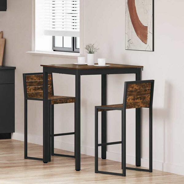 vidaXL Mesas de comedor Madera de ingenier&iacute;a