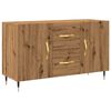 vidaXL Aparador de madera de ingenier&iacute;a roble artisan 100x36x60 cm