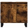 vidaXL Armario de baño madera contrachapada roble ahumado 65x33x60 cm