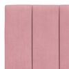 vidaXL Estructura de cama sin colch&oacute;n Hanko terciopelo rosa 90x190 cm