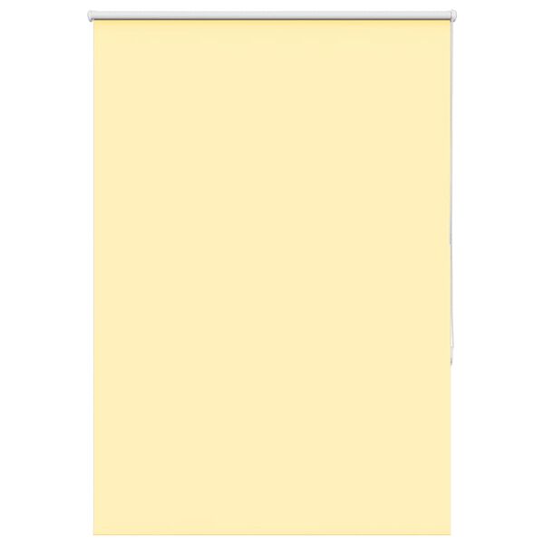 vidaXL Estor Enrollable Opaco Amarillo 100x130 cm Tela Ancho 95,7 cm