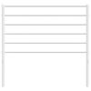 vidaXL Cabecero de metal blanco 100 cm