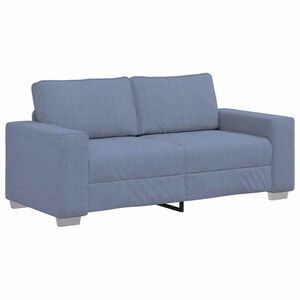 vidaXL Sof&aacute; de dos plazas azul, 180x77x82 cm, tela de pana