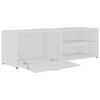 vidaXL Mueble para TV madera contrachapada blanco 120x34x37 cm