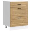 vidaXL Mueble bajo de cocina porto roble artesano madera reconstituida