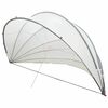 vidaXL C&uacute;pula para piscina Manual Gris y naranja 592 x 590 x 275 cm