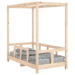 vidaXL Estructura de cama para ni&ntilde;os madera maciza de pino 70x140 cm