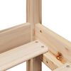 vidaXL Estructura de cama sin colch&oacute;n madera maciza de pino 120x190 cm