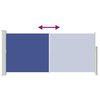 vidaXL Toldo lateral retr&aacute;ctil 140x300 cm azul