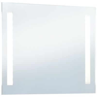 vidaXL Espejo de pared de baño con LED 100x60 cm