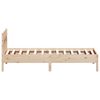 vidaXL Estructura de cama sin colch&oacute;n madera maciza de pino 100x200 cm