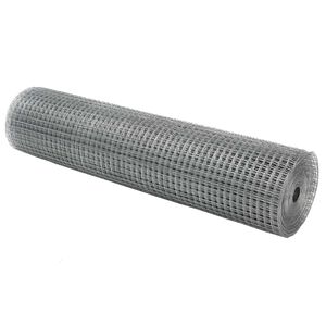 vidaXL Cerca de Alambre Soldado 1000 x 40 cm Plateado