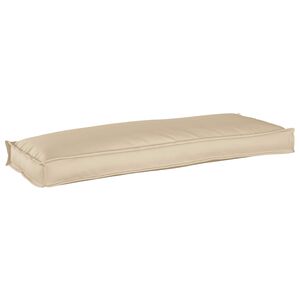 vidaXL Coj&iacute;n Beige 110 x 40 x 8 cm Tela Oxford