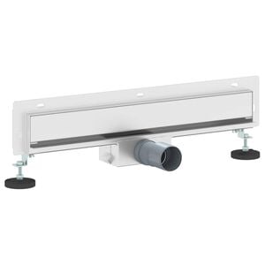 vidaXL Drenaje de Ducha Montado en la Pared Plateado 50 cm