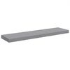 vidaXL Estantes flotantes de pared 4 uds MDF gris 90x23,5x3,8 cm