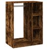 vidaXL Armario de madera de ingenier&iacute;a roble ahumado 77x48x102 cm