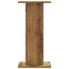 vidaXL Soportes de plantas 2 uds madera roble artisian 30x30x60 cm