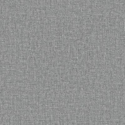 vidaXL Silla de comedor giratoria tela gris claro